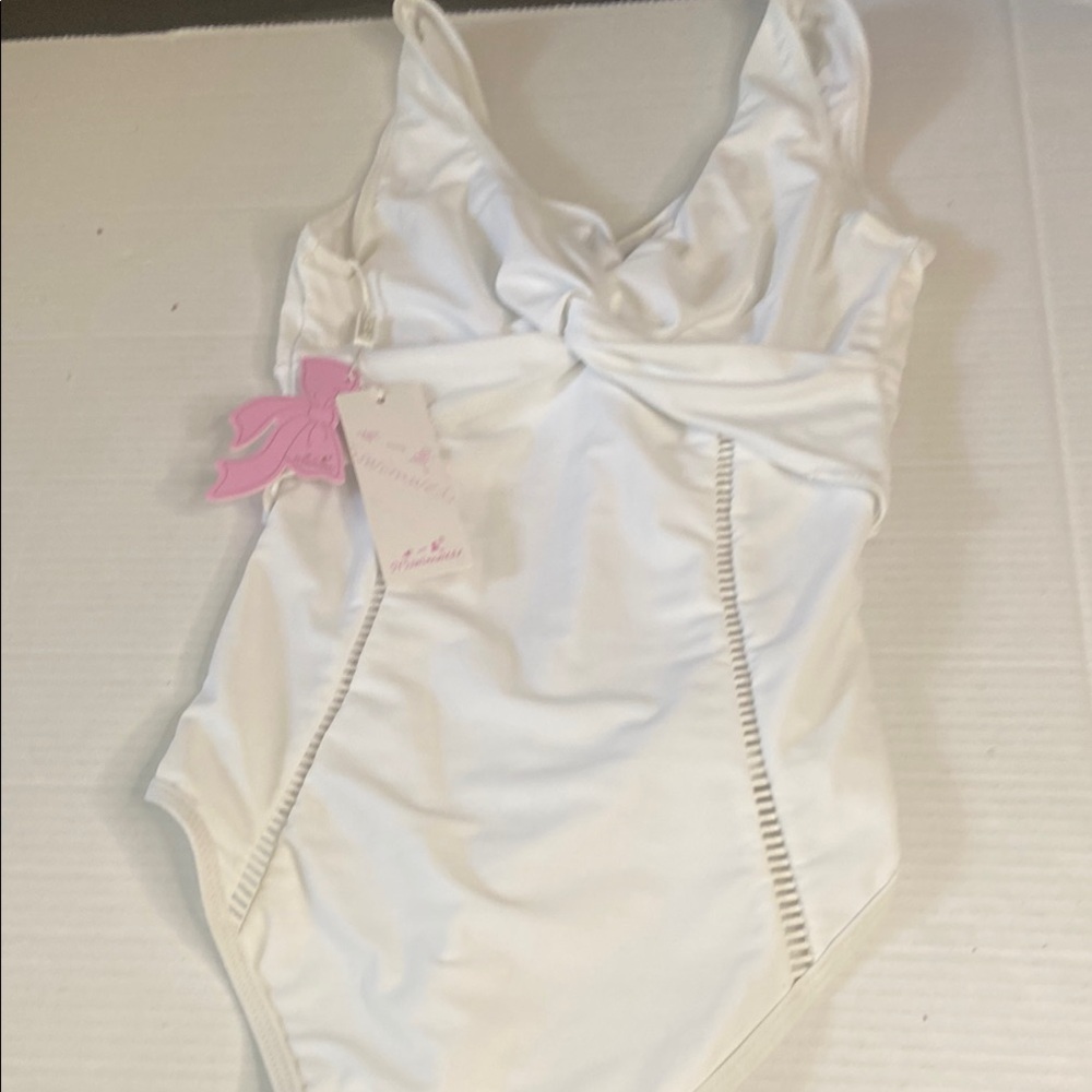 SYS White One-Piece Swimsuit